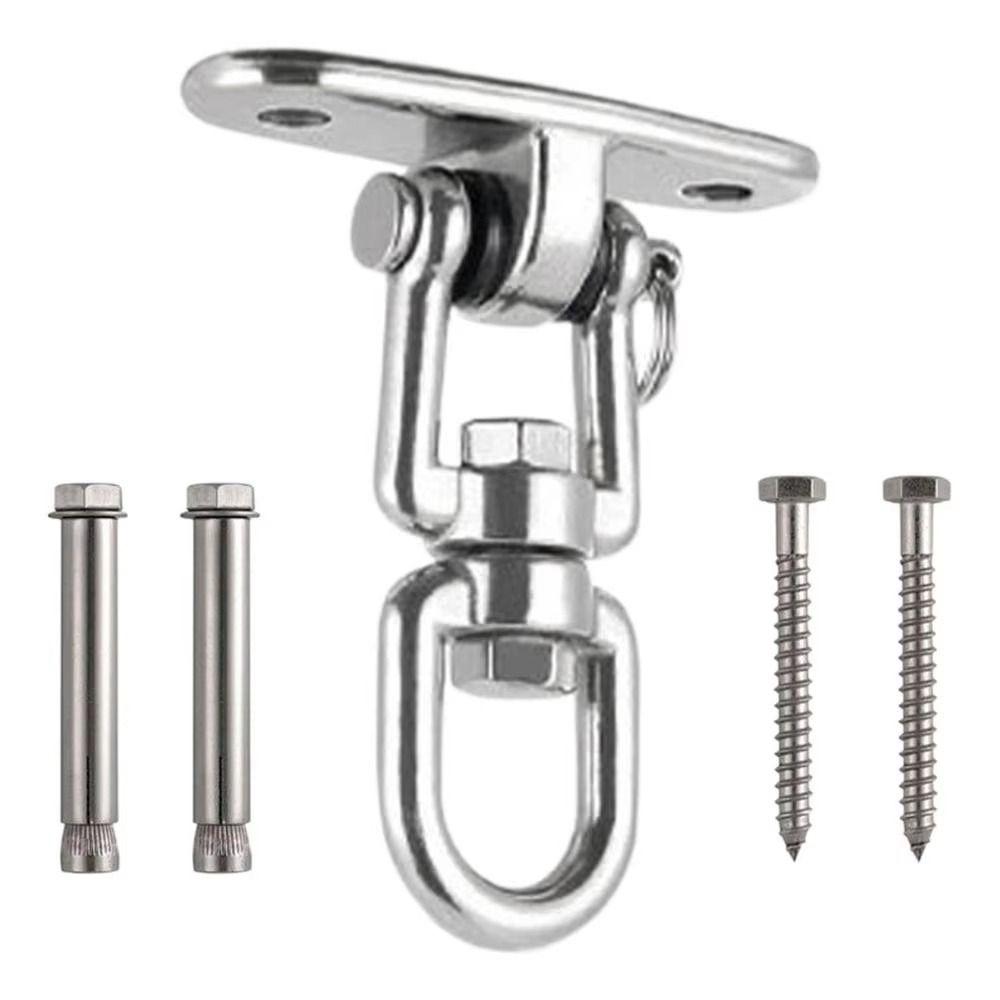 Hanging Brackets Hammock Chair Hooks 360 Rotating Swing Fixed Plate Swing Hangers Set  Concrete