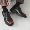 Fashion Derby Thick soled Men's Shoes Classic  designer styles Fashion parties or weddings Handsome adult leather shoes 38-46 Hot