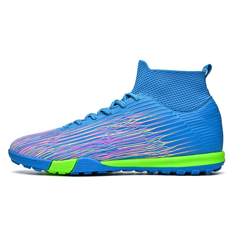 Adult football shoes youth AG long nails tf broken nails breathable wear-resistant training game football shoes