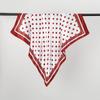 Silk Scarf Polka Dot Satin Square Scarf Retro Hair Band Sunscreen Shawl Wrap Versatile Decoration Scarf For Women