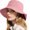 Folding Bucket Hat Waterproof UV Protection Fisherman Cap Sun Hat Hiking Fishing