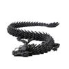 1PC 30/40CM Fish Tank Landscaping Decoration Collection Ornament Movable Jointed Dragon Statue 3D Printed Flexible Realistic