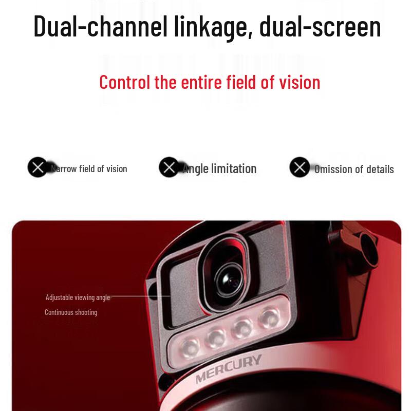 Mercury 8MP 4G Dual-Lens Outdoor PTZ Security Camera (CN version)