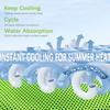 4Pcs Cooling Towels with Waterproof Bag & Carabiner for Running, Yoga, Climb
