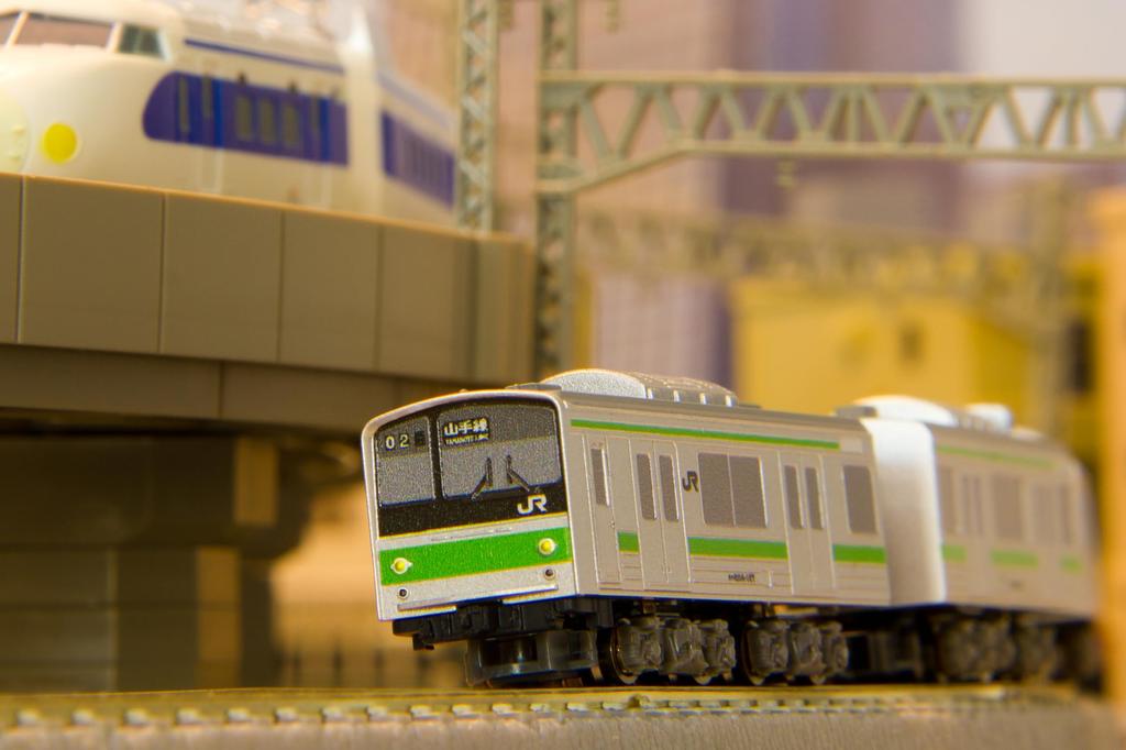 Rokuhan Z Gauge Z Shorty 205-serien Yamanote-linjen Jernbanemodelltog ST016-1