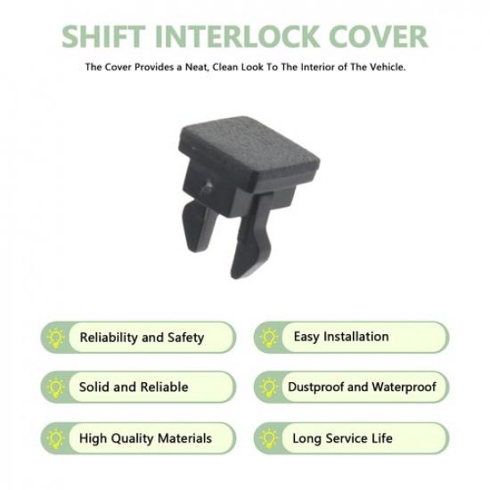 Shift Lock Release Cover Black For Nissan Altima - 96945-6CA0A