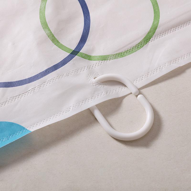 PEVA Waterproof Shower Curtain for Bathroom, 180x200CM Partition, Bathtub & Toilet Divider