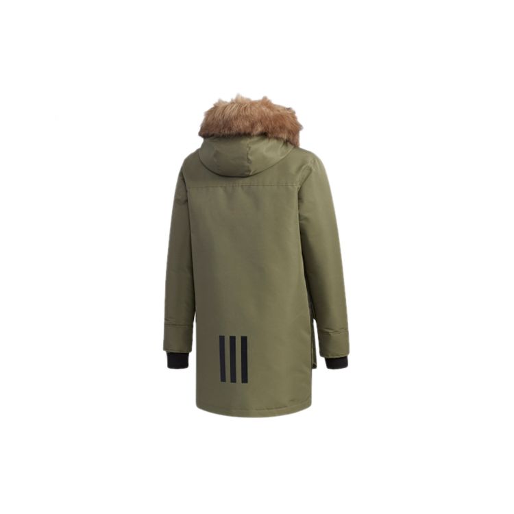 Adidas Neo Street Down Parka Men Outerwear Khaki-Brown EI4396