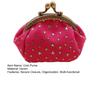 Five-Pointed Star Coin Purse Mini Kiss-Lock Change Purse Vintage Denim Trinket Pouch Wallet