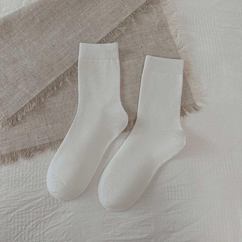 

Ladies Fall Fashion New Versatile Gentle Boneless Wool Socks 1 pair белый