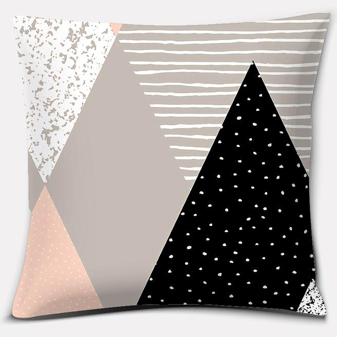 Nordic Modern Pink Series Pillow Gift Home Office Decoration Pillow Bedroom Sofa Car Cushion Cover (45Cm * 45Cm)