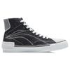 Li Ning Wave Canvas Hi Lightweight Anti Slip High Top Skateboard Shoes Women's Black White AECR012-2