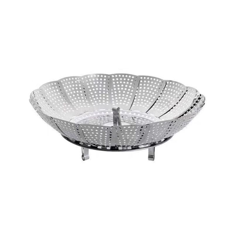 Riyue Xingchen Foldable Stainless Steel Steamer Rack & Plate