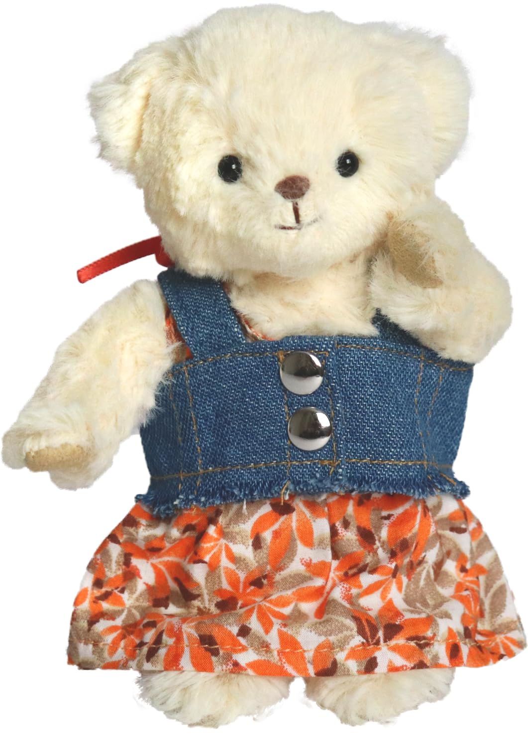 

Petit Luu Стильный маленький медвежонок Летний размер 4S Подарок, 12см, (Деним без бретелек, Обычный)