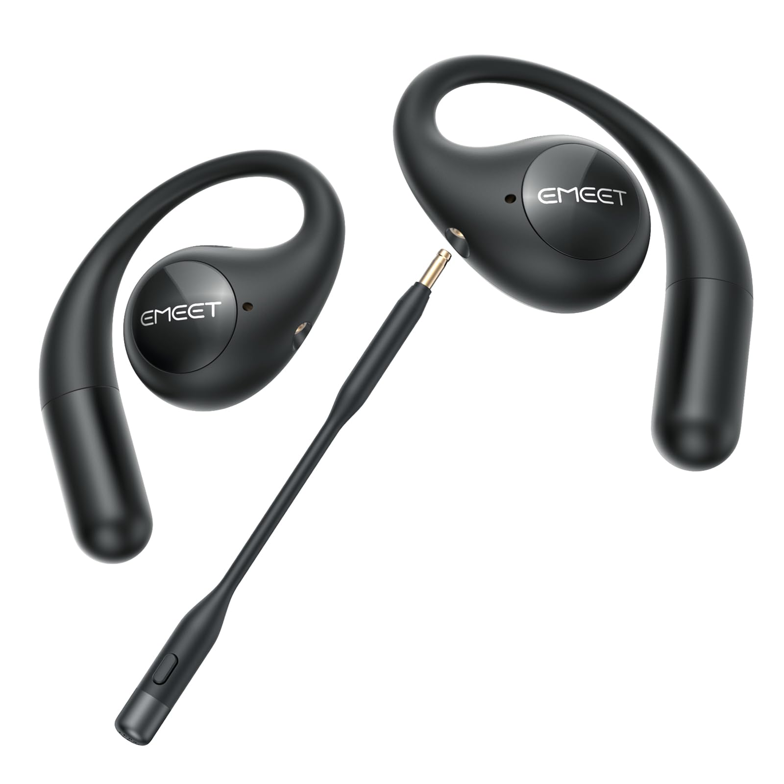 

EMEET AirFlow Open Ear Wireless Earphones, 2024 Innovative Design, Bluetooth 5.3 Wireless Earphones, Doesn t Block Your Ears, Multi-point Connection,