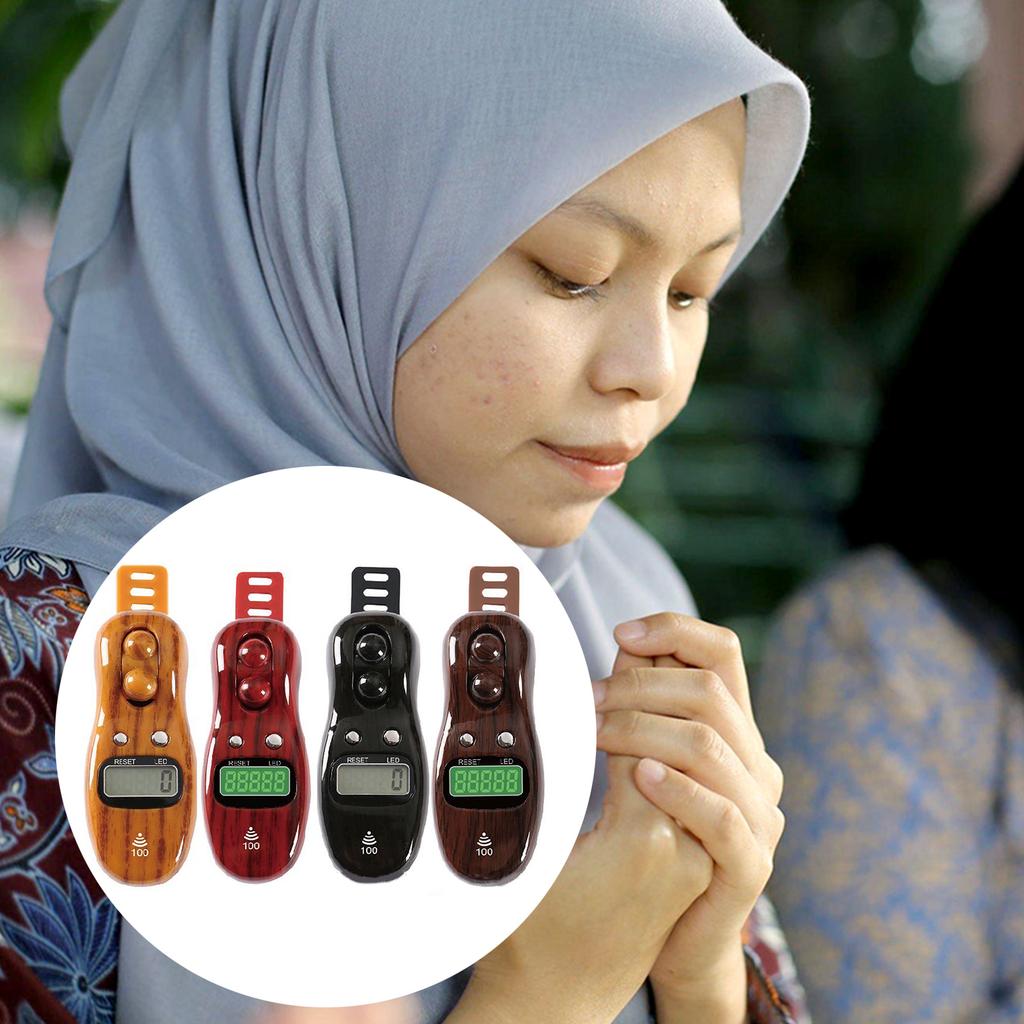 Digital LED Electronic Beads Tally Finger Counter Prayer Counters for Meditation Yoga Stress Relieve Tension Reset 3003s