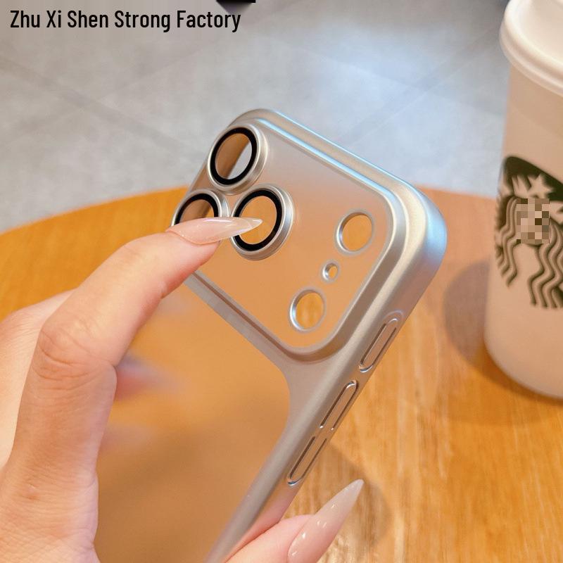 iPhone 17 Pro Max Matte Case with Full Coverage Lens Protection and Anti-Fall Design