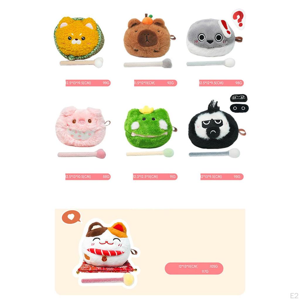 6x Collectible Figurine Plush Blind Box Figures for Children Girls Boy Teens