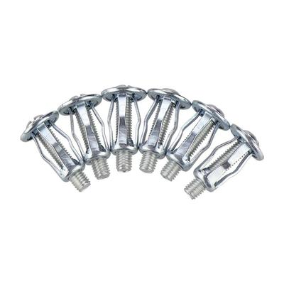10pcs Silver Jack Nut Multiple Sizes Expansion Screw Petal Rivet  Decoration Works