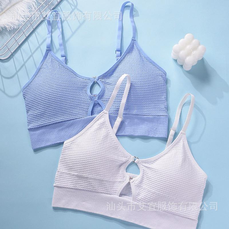 Women Seamless Breathable Full Cup Comfortable Vest Style Bra Top