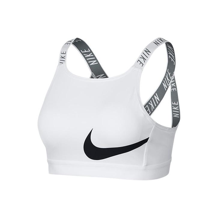 Nike Mittlerer Halt Sport-BH mit Kreuzrücken für Damen Unterwäsche Weiß BQ4809-100