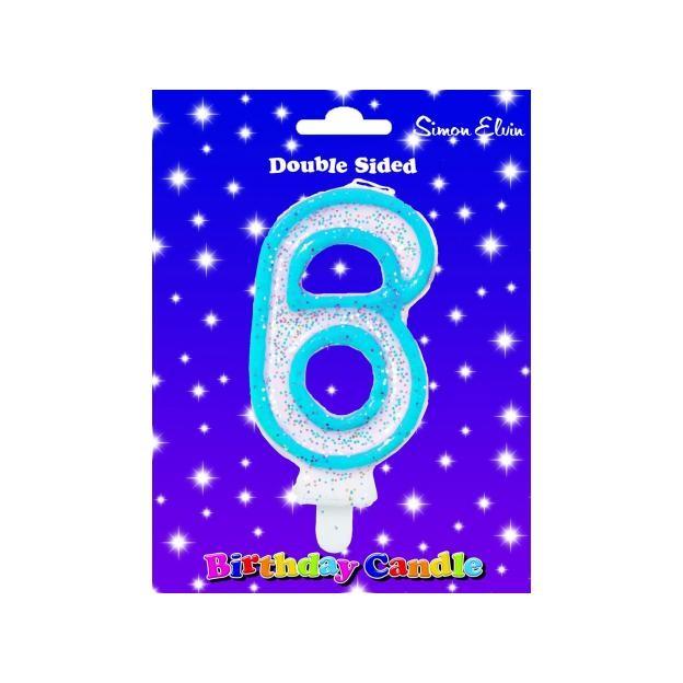 Simon Elvin 6 Number Birthday Candle