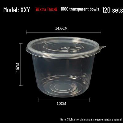 Disposable Round Food Containers with Lids