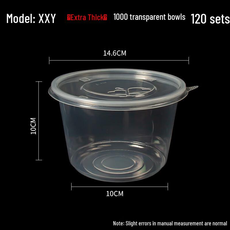 Disposable Round Food Containers with Lids