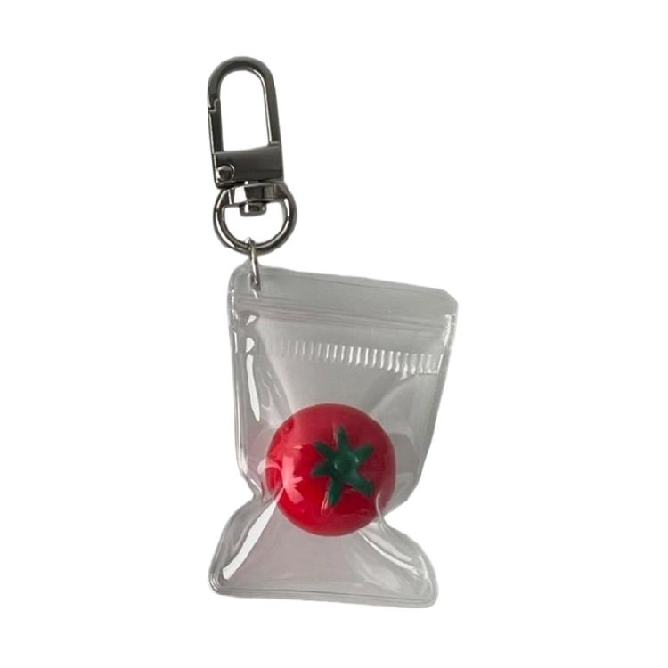 Playful Tomato Mobile Accessory Lovely Tomato Style Phone Charm Individualized Phone Chain Pendant Bag Hangings 1