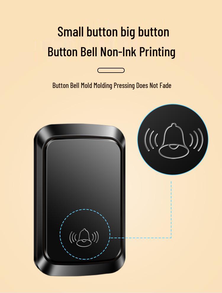 Wireless Self-Powered Doorbell: Smart Long-Distance Remote with Waterproof Call Function for Elderly & Kids