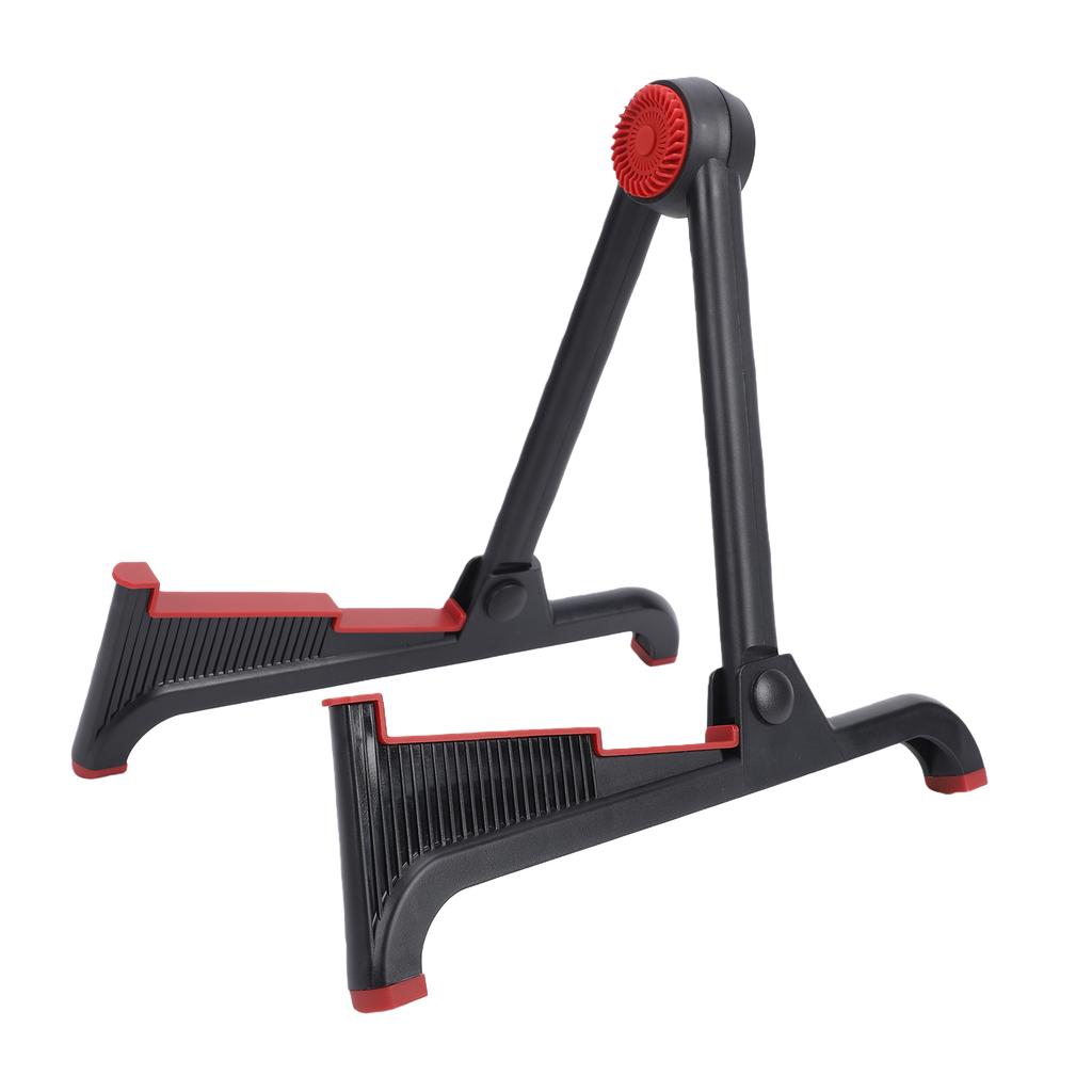 Guitar Stand Foldable Universal Instrument Holder Silicone Pads ABS Portable Lightweight for Electric Acoustic Guitar