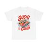 Sushi Club Shirt, Vintage Sushi Tee, Retro Food Lover T-Shirt, Japanese Foodie Gift