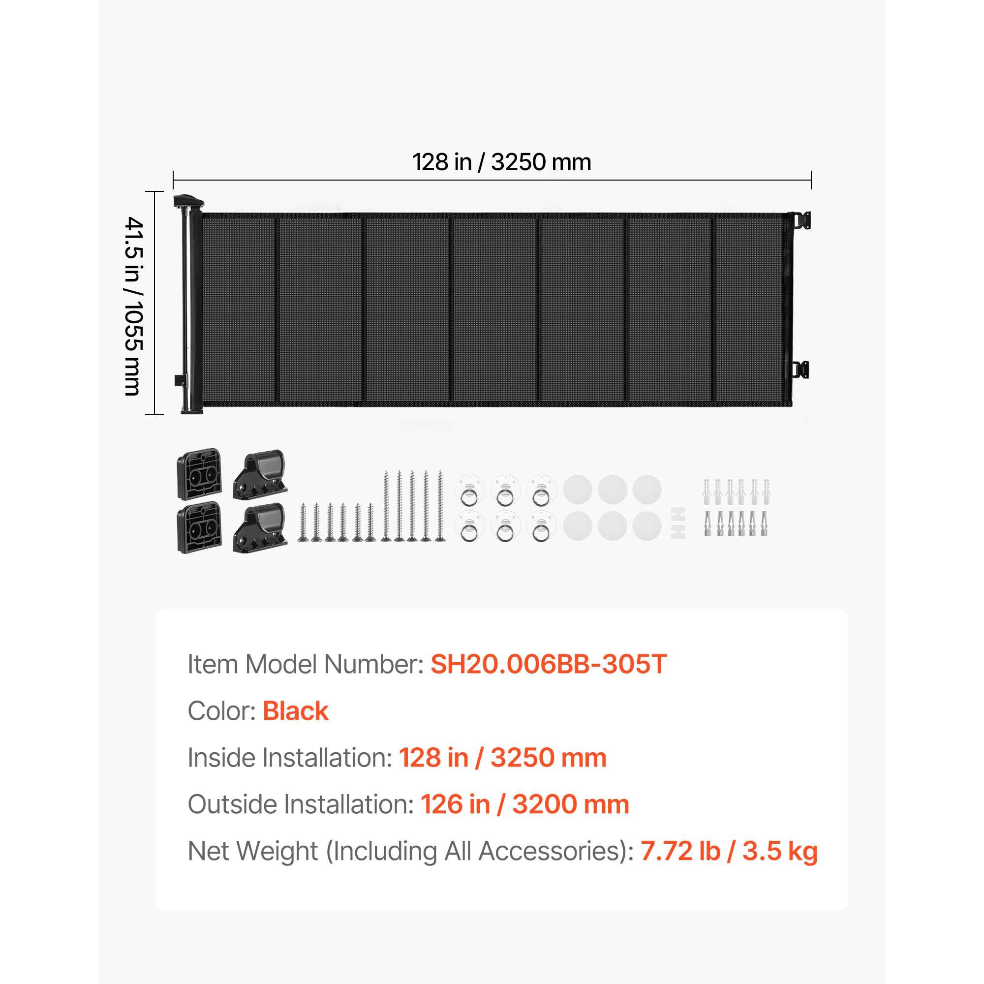 SucceBuy Retractable Baby Gate with Security