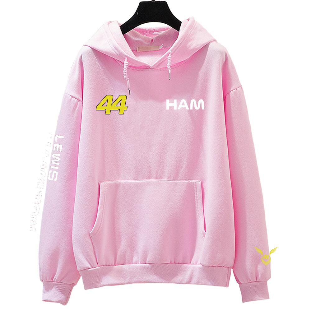 Hamilton 44 Hoodie Lewis Hamilton Racing Sweatshirts Unisex Modekleidung Langarm High Street Trainingsanzug Kapuzenpullover