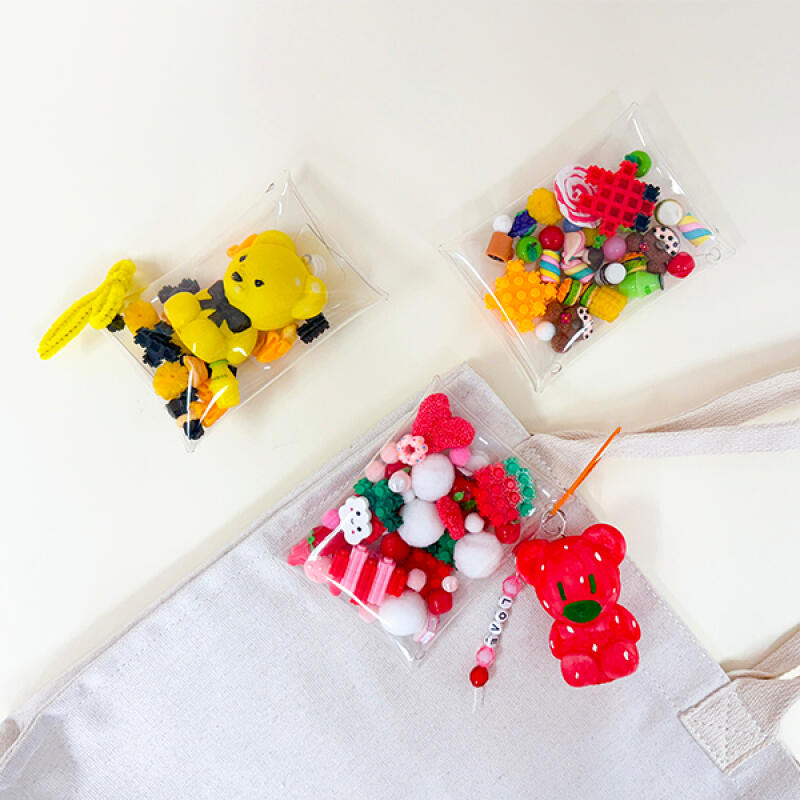 Gacha Beutel Bären Schlüsselanhänger Basteln - 1-Personen-Set