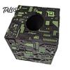 Minimalist Tissue Box Sci-fi Theme Box, with Smooth Paper Extraction, Large Capacity Cubic Design Organizer, Hard Shell Durable Desktop Decoration,