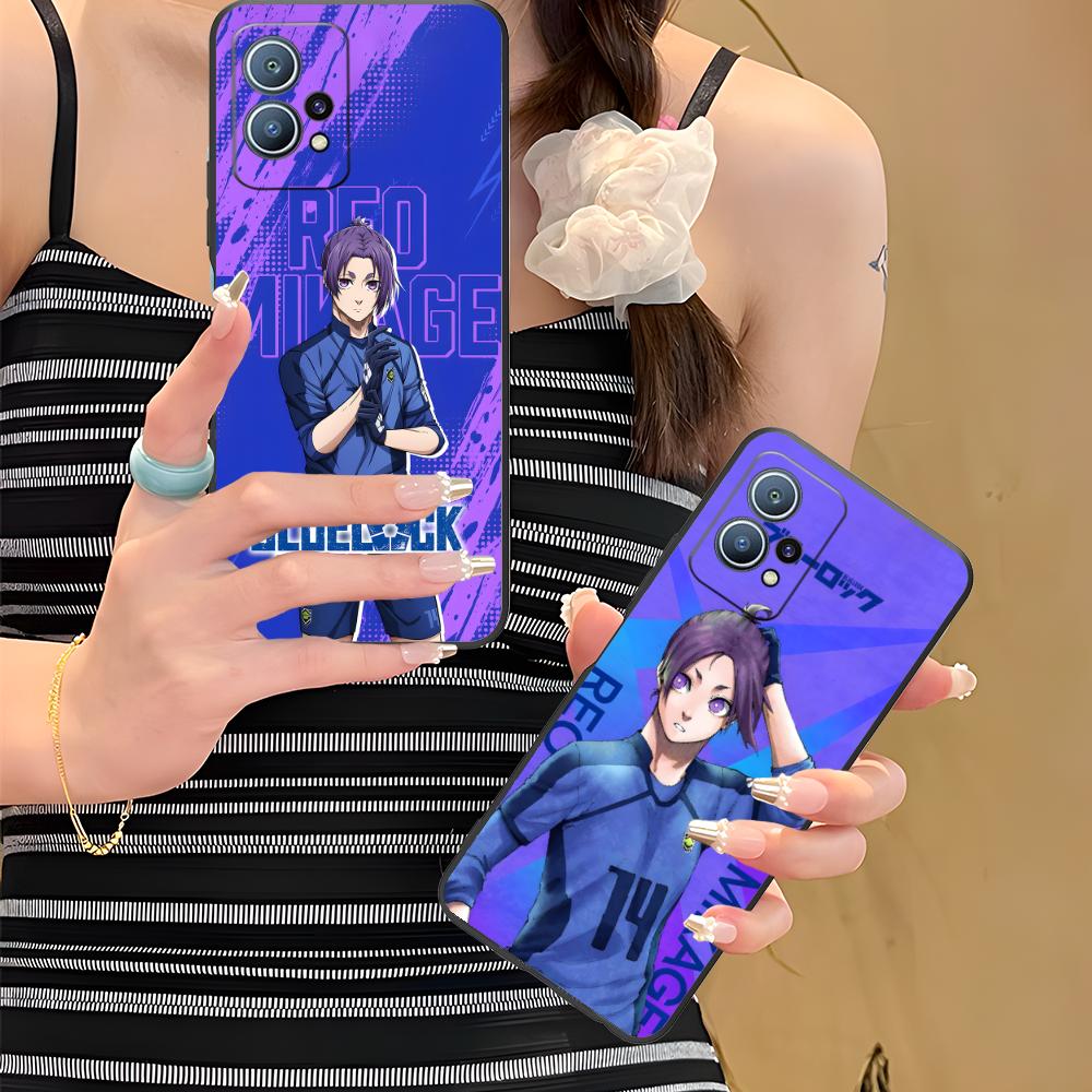 Blue Lock Reo Mikage Matte TPU Mobile Phone Case for Huawei P60 P50 P40 P30 P20 P10 P9 P8 Pro Lite Plus Colorful Printing Cover