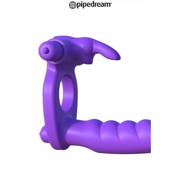 Sextoy - Pipedream - Double Pénétration - Silicone - Vibrant - Cokring Rabbit