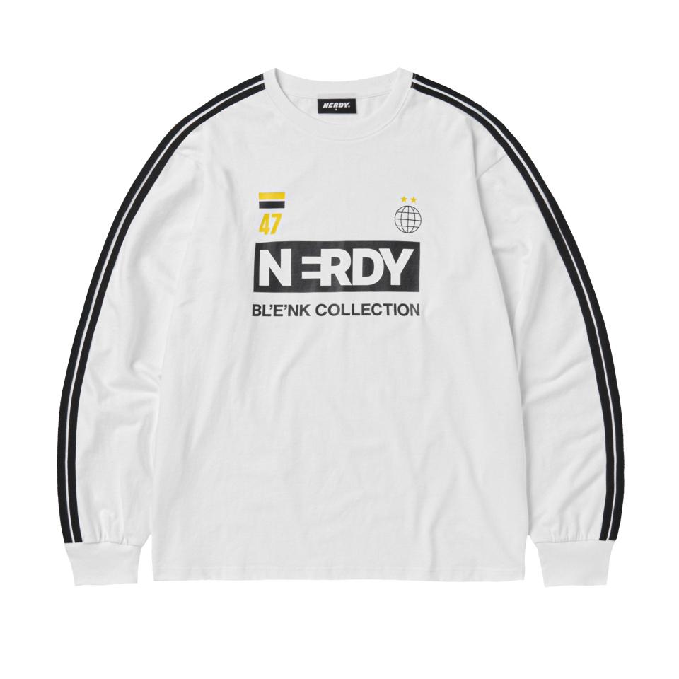 

Футболка с длинным рукавом NERDY FC, белая
