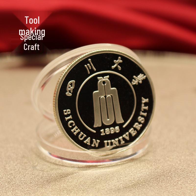 Custom Zinc Alloy Commemorative Coins & Medals - Electroplated Gold/Silver STJNZ00010