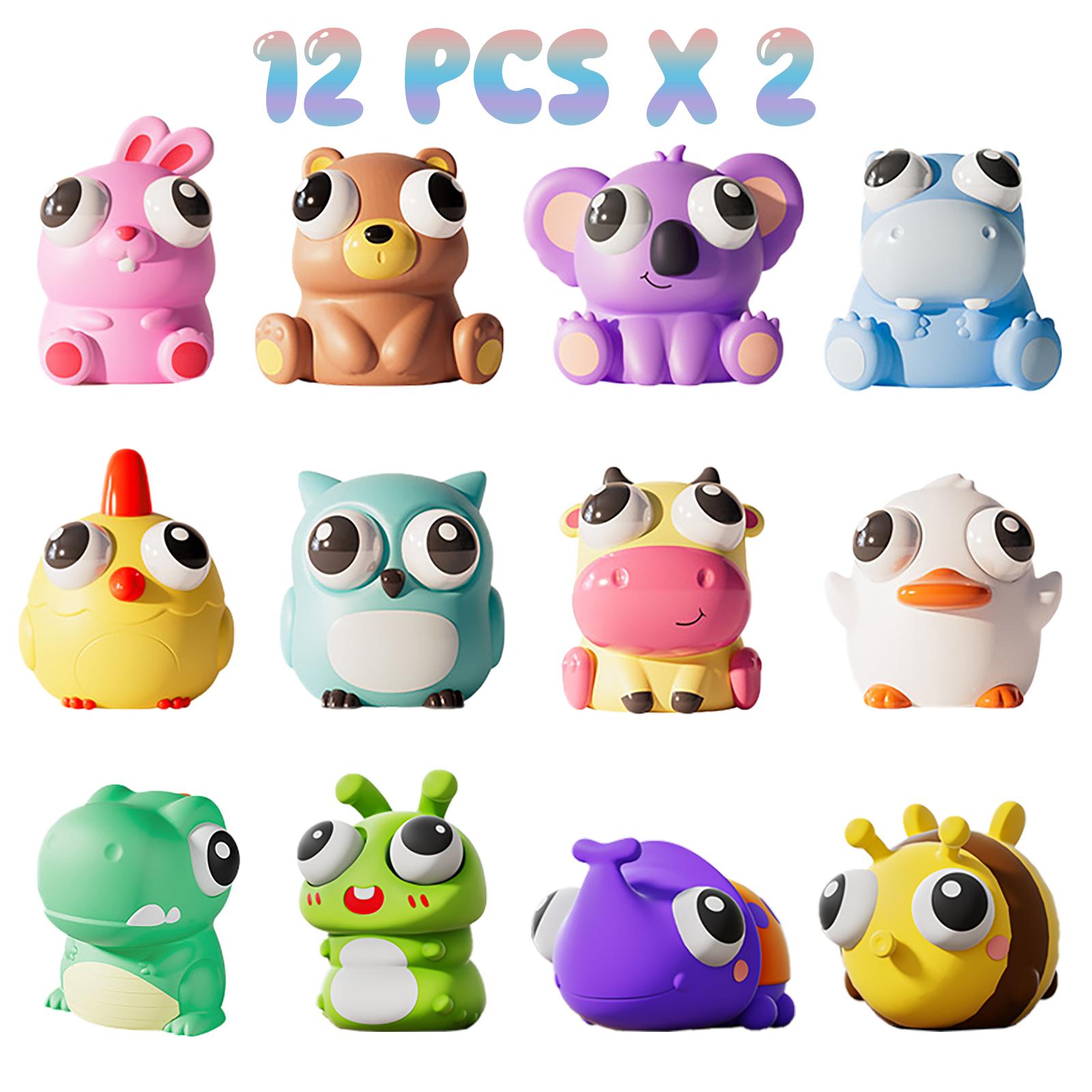 8-24 Pcs Squeeze Toys Eye Popping