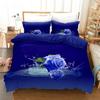 Blumen Bettbezug Bettwäsche Set Steppdeckenbezug Bettwäsche King Queen Full Size 3D Druck Kissenbezug Einzel Twin Bett 240x220 260x240