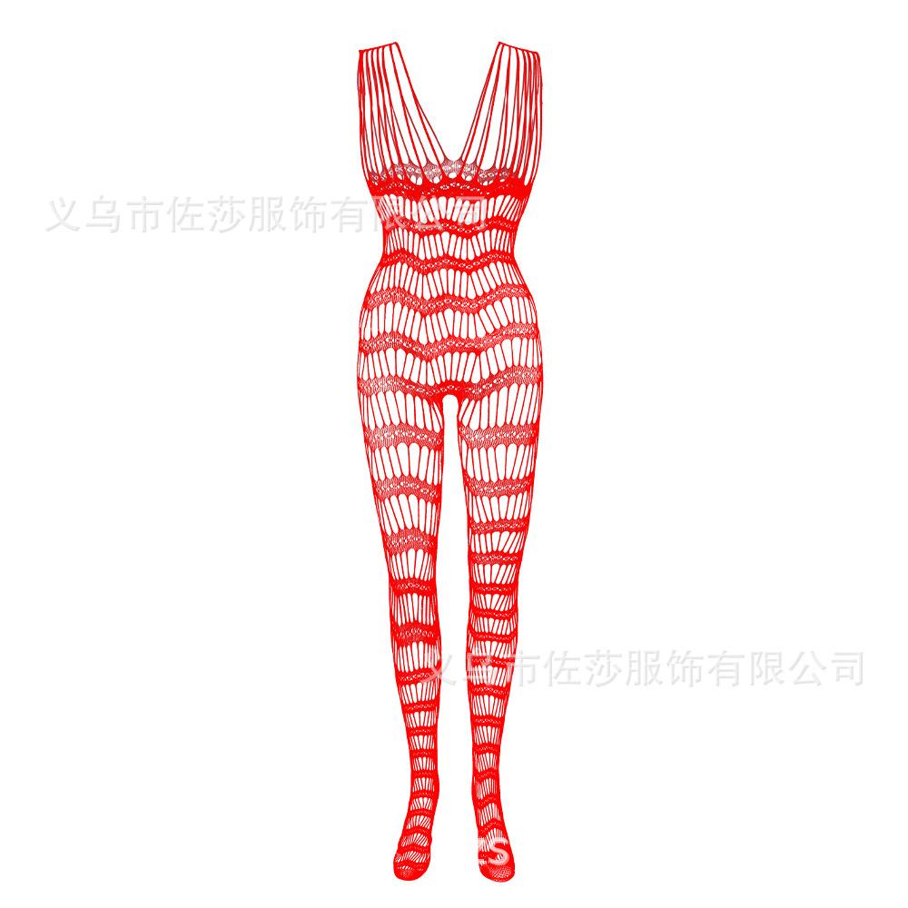 Sex Underwear Women's Sexy One-Piece Mesh Suspender Mesh Full Body Stockings Mesh Socks