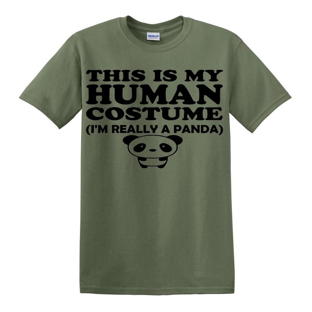 This Is My HuUnisex Costume Im Really A Panda Funny Bear Party Gift Joke TShirt