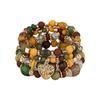 Ethnic Style Bohemian Beads Bracelet Heart Charm Multi-Layer Bracelets Women Bangle Set  Gifts