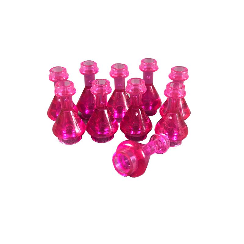 Non-Toxic 10Pcs/Set Moc Accessories Perfume Wine Bottle Glass Bottles Educational Toys For Children Model Building Blocks Kids Gifts Parts