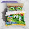3pcs Gummy Bear1 Design Cover Set - HD Printed Bedding with 1 Cover and 2 Pillowcases - Perfect for Home and Dorm Decor