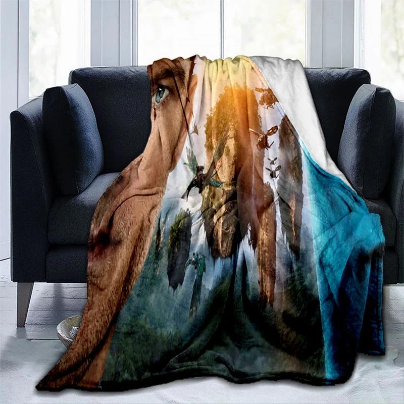 Avatar Film Gedruckte Weiche Warme Decke für Wohnzimmer Schlafzimmer Bett Sofa Couch Büro Geschenke Flanell Überwurfdecken
