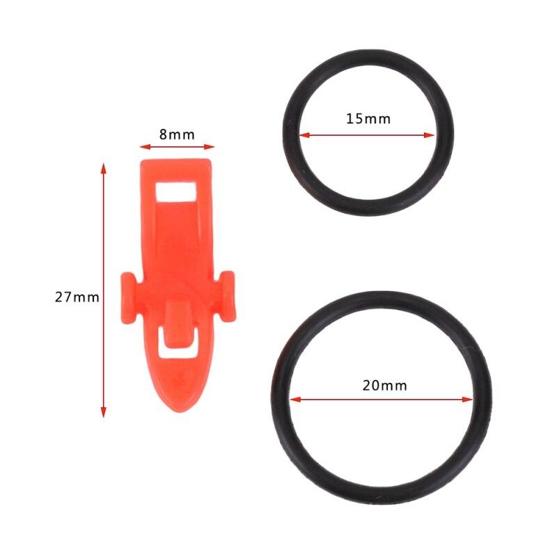 10pcs Fixed Bait Tools Fishing Hook Lure Bait With Rubber Rings Fishing Gear