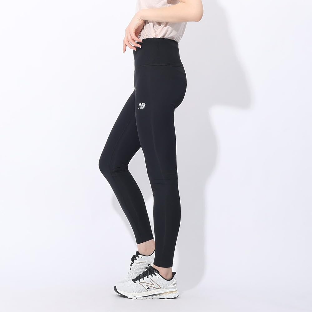 New Balance 5K Tights BK L Leggings, Dry, Quick-Drying (WP33202), Women's, (Black),